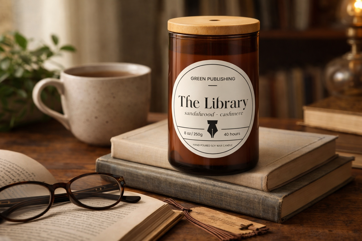 Library Candle